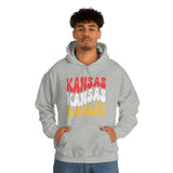 Kansas City Football Ride The Red Wave Unisex Heavy Blend Hooded Sweatshirt! Football Season! Spring Vibes!