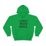 Joyful Merry Blessed Unisex Heavy Blend Hooded Sweatshirt! Winter Vibes!