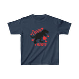 I Steal Hearts T-Rex Valentines Day Kids Heavy Cotton Tee! Foxy Kids! Spring Vibes!