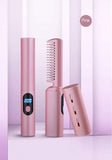 Wireless USB Portable Hair Straightener Curly Hair Comb