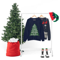 It's What is Around the Tree That Matters Unisex Heavy Blend Crewneck Sweatshirt! Winter Vibes!