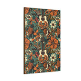 Floral Vintage 70's Inspired Guitar Canvas Gallery Wraps!