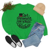 I'm Dreaming Of A White Christmas Unisex Heavy Blend Crewneck Sweatshirt! Winter Vibes!