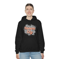 Kansas City Football Grey and Pink Leopard Print Unisex Heavy Blend Hooded Sweatshirt! Football Season!