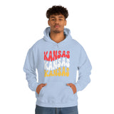 Kansas City Football Ride The Red Wave Unisex Heavy Blend Hooded Sweatshirt! Football Season! Spring Vibes!