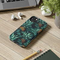 Teal Blue Pineapples Tough Phone Cases, Case-Mate! Summer Vibes!