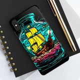 Ship in a Bottle Neon Colors Tough Phone Cases!