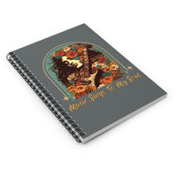 Music Sings To My Soul Vintage Guitar Floral Arch Spiral Journal!