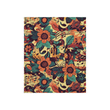 Vintage 70's Inspired Musical Notes Florals Premium Matte Vertical Posters!