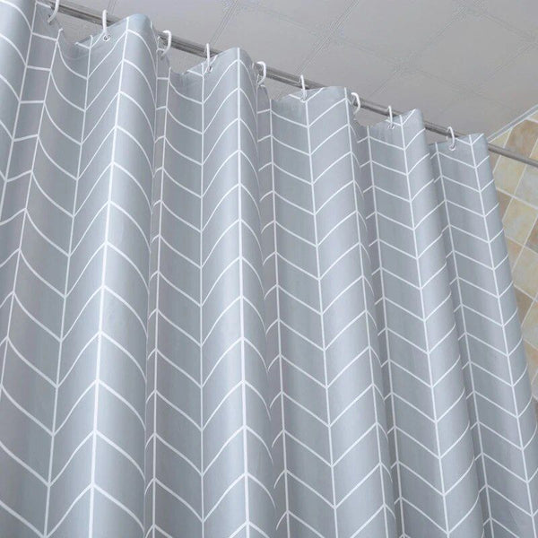 Modern Plaid Shower Curtain