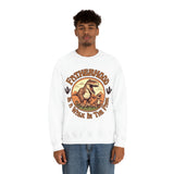 Fatherhood is a Walk in the park Fathers Day Unisex Heavy Blend Crewneck Sweatshirt!