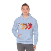 Kansas City Football Arrow Colors Unisex Heavy Blend Hooded Sweatshirt! Football Season!
