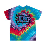 Freckled Fox Company Black Logo 2023 Tie-Dye Tee, Spiral! Graphic Tees! Merch! Spring Vibes! Summer Vibes!