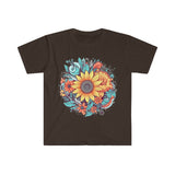 Sunflower Medley Summer Time Unisex Graphic Tees! Summer Vibes!