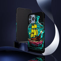 Ship in a Bottle Neon Colors Tough Phone Cases!