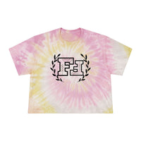 Freckled Fox Company Black Logo 2023 Women's Tie-Dye Crop Graphic Tees! Merch! Spring Vibes! Summer Vibes!