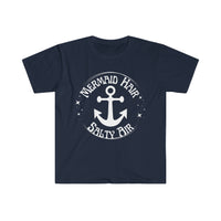 Mermaid Hair and Salty Air Anchor Light Version Unisex Graphic Tees! Summer Vibes!