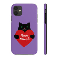 Valentines Day Your Perfect Kitten Purple Tough Phone Cases, Case-Mate! Spring Vibes!