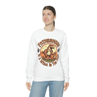 Fatherhood is a Walk in the park Fathers Day Unisex Heavy Blend Crewneck Sweatshirt!