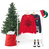 Tis The Season Holiday Unisex Heavy Blend Crewneck Sweatshirt! Winter Vibes!