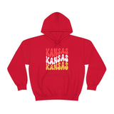 Kansas City Football Ride The Red Wave Unisex Heavy Blend Hooded Sweatshirt! Football Season! Spring Vibes!