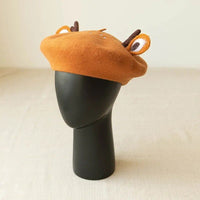 Unisex Frog Big Eye Wool Beret