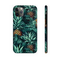 Teal Blue Pineapples Tough Phone Cases, Case-Mate! Summer Vibes!