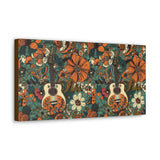 Floral Vintage 70's Inspired Guitar Canvas Gallery Wraps!