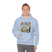 Kindness Matters Vintage Butterflies Unisex Heavy Blend Hooded Sweatshirt! Spring Vibes!