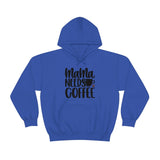 MaMa Needs Coffee Unisex Heavy Blend Hooded Sweatshirt! Sarcastic Vibes! Family Vibes!