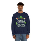 Lucky To Be in The Emergency Department Unisex Heavy Blend Crewneck Sweatshirt! Spring Vibes!