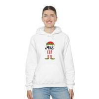 Mrs. Elf Unisex Heavy Blend Hooded Sweatshirt! Winter Vibes!