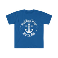 Mermaid Hair and Salty Air Anchor Light Version Unisex Graphic Tees! Summer Vibes!