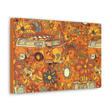 Vintage 70's Inspired Van Life Canvas Gallery Wraps!