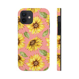 Pink Sunflower Tough Phone Cases, Case-Mate! Summer Vibes!