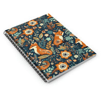 Vintage Inspired Foxy Florals Spiral Journal!