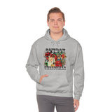 Rustic Cowboy Christmas Holiday Unisex Heavy Blend Hooded Sweatshirt! Winter Vibes!