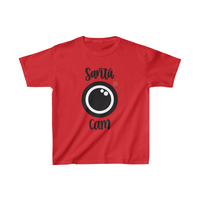 Santa Cam Unisex Kids Heavy Cotton Graphic Tees! Foxy Kids! Winter Vibes!