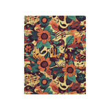 Vintage 70's Inspired Musical Notes Florals Premium Matte Vertical Posters!