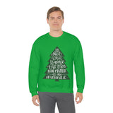 It's What is Around the Tree That Matters Unisex Heavy Blend Crewneck Sweatshirt! Winter Vibes!