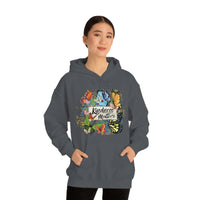 Kindness Matters Vintage Butterflies Unisex Heavy Blend Hooded Sweatshirt! Spring Vibes!