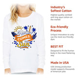 Here Comes the Sun Kids' Long Sleeve T-Shirt - Cute T-Shirt - Themed Long Sleeve Tee
