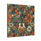 Floral Vintage 70's Inspired Guitar Canvas Gallery Wraps!