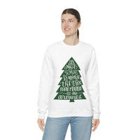 It's What is Around the Tree That Matters Unisex Heavy Blend Crewneck Sweatshirt! Winter Vibes!