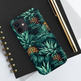 Teal Blue Pineapples Tough Phone Cases, Case-Mate! Summer Vibes!