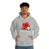 Valentines Day Stethoscope Heart Hug Emergency Department Unisex Heavy Blend Hooded Sweatshirt! Spring Vibes!