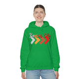 Kansas City Football Arrow Colors Unisex Heavy Blend Hooded Sweatshirt! Football Season!