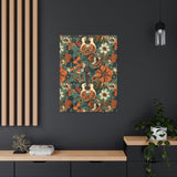 Floral Vintage 70's Inspired Guitar Canvas Gallery Wraps!