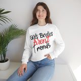 Girls Bodies Aren't Trends Unisex Heavy Blend Crewneck Sweatshirt! Sarcastic Vibes!