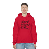 Joyful Merry Blessed Unisex Heavy Blend Hooded Sweatshirt! Winter Vibes!